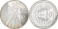 France 10 Euro Coq, MDP, Silver -