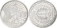 France 10 Euro Semeuse, MDP, Silver, KM:1580 -