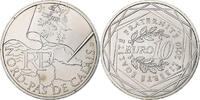 France 10 Euro Nord-Pas-de-Calais, MDP, Silver, KM:1664 -
