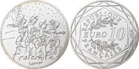 France 10 Euro Sempé - Hiver - Fraternité, MDP, Silver -