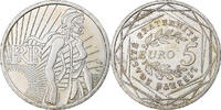 France 5 Euro Semeuse, MDP, Silver, KM:1580 -