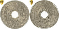 France 10 Centimes Lindauer, Paris, Maillechort, PCGS, MS(65-70) -