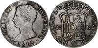 Spain 20 Réales Joseph Napoleon, Madrid, Silver -