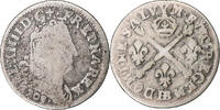 France 5 Sols aux insignes Louis XIV, Strasbourg, reformed, Silver -