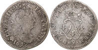 France 4 Sols aux 2 L Louis XIV, Rennes, reformed, Silver -