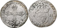 France 1/4 Ecu Louis XIV, Toulouse, Silver, Gadoury:136 -