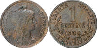 France Centime Daniel-Dupuis, Paris, Bronze, Gadoury:90 -
