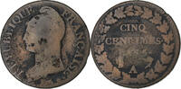 France 5 Centimes Dupré, Paris, Copper, Gadoury:126 -