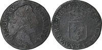 France 1/2 Sol à la vieille tête Louis XV, Besançon, Copper -