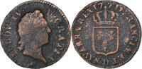 France Sol à la vieille tête Louis XV, Lyon, Copper -