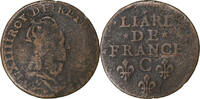 France Liard Louis XIV, Caen, Copper, Gadoury:80 -