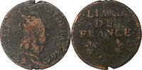France Liard Louis XIV, Lusignan, Copper, Gadoury:80 -