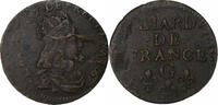 France Liard Louis XIV, Lusignan, Copper, Gadoury:80 -