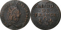 France Liard Louis XIV, Chatellerault, Copper, Gadoury:80 -