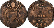 Papal States Baiocco Pius VII, Rome, Copper, KM:1267 -