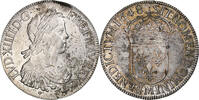 France Écu à la mèche longue Louis XIV, Toulouse, Silver -