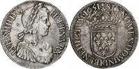 France Écu à la mèche longue Louis XIV, Bordeaux, Silver -