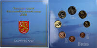 1 Cent to 2 Euro 2001 Vantaa Finnland BU, Vantaa, STGL STGL