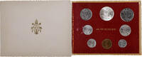 Vatican 1 lira to 500 lire Paul VI, Rome, BU -