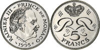 Monaco 5 Francs Rainier III, Monnaie de Paris, BU, Copper-nickel -
