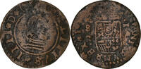 Spain 16 Maravedis Philip IV, Seville, Copper, KM:172.7 -