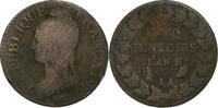 France 5 Centimes Dupré, Metz, Copper, Gadoury:126a, KM:640 -