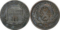 Canada Halfpenny Token Banque de Montréal, Soho, Copper -