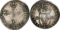 France 1/4 Ecu Louis XIV, Toulouse, Silver, Gadoury:136 -