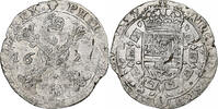 Spanish Netherlands 1/4 Patagon Duchy of Brabant, Philip IV, Brussels -