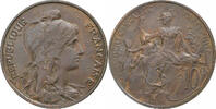 France 10 Centimes Daniel-Dupuis, Paris, Bronze, Gadoury:277 -