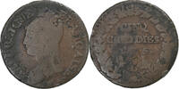 France 5 Centimes Dupré, Lyon, Surfrappe du Décime, Copper -