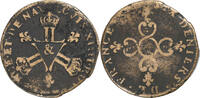 France Six deniers dits dardenne Louis XIV, Aix, Copper -
