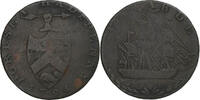 United Kingdom Halfpenny Token Portsea, Copper -