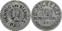 France 10 Centimes O. Michelet, Henric Lou Biarnés, Pau -