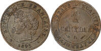 France Centime Cérès, Paris, Bronze, Gadoury:88, KM:826.1 -