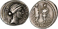 Denarius 57 BC Rome  Servilia, Rome, Silber, S+, Crawford:423/1 S+