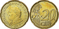 Vatican 20 Euro Cent John Paul II, BU, Rome, Nordic gold -