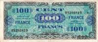 France 100 Francs Flag/France -