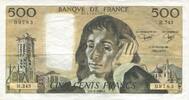 France 500 Francs Pascal, 1986-02-06, Fayette:71.34, KM:156e -