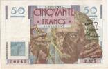50 Francs 1949 Frankreich Le Verrier, 1949-05-19, B.137, VZ+ VZ+