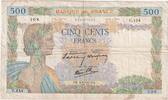 France 500 Francs La Paix, 1940-05-16, Fayette:32.02, KM:95a -