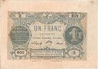 France 1 Franc Paris, 1871-11-18 -