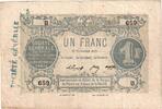 France 1 Franc Paris, 1871-11-18 -