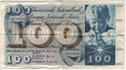 Switzerland 100 Franken Banknote, 1970-01-05, KM:49l -