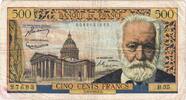 500 Francs  Frankreich Victor Hugo, 1954-09-02, B.35, S+ S+