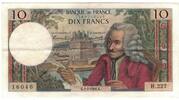France 10 Francs H.227, Voltaire, Fayette:62.20, KM:147b -