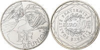 France 10 Euro Réunion, Silver, KM:1885 -