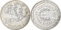 France 10 Euro Rhône-Alpes, Silver, KM:1886 -