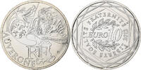 France 10 Euro Auvergne, Silver, KM:1864 -