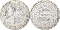 France 10 Euro Provence Alpes Côte d'Azur, Silver, KM:1884 -